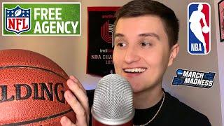 ASMR | Relaxing Sports Whisper Ramble  (nba, nfl, march madness)