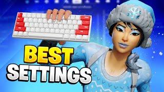 *NEW* Best Keyboard Settings + Sensitivity in Season 1 ( Fortnite Tutorial )