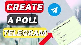 How to create a poll in telegram group