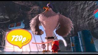 Angry Birds 2-Red cutting the wire scene,red and silver get caught, nice abs scene