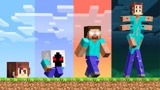 Minecraft But There's SCARY MYTH Upgrades