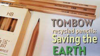 Tombow Recycled Pencils, or "Tree Story": A New, Old Stock Pencil Review