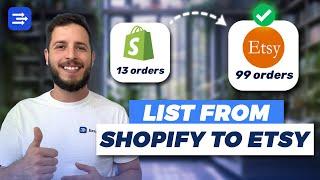 How To Cross List & Sell Shopify Products to Etsy FAST!  (Inventory Sync, Price Sync, Orders Sync)