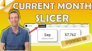 Default Current Month Slicer in Power BI - How to default to the current month