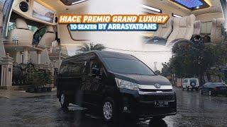 NEW TOYOTA HIACE PREMIO GRAND LUXURY 10 SEAT 2024 ARRASYATRANS