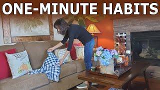 ONE MINUTE Cleaning Habits | Should Do Right Away