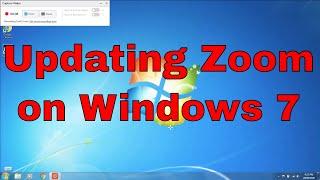 Update Zoom on Windows 7