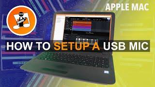 How to setup a USB microphone on an Apple Mac