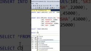 How to Count Number of Employees in a Table || SQL in Telugu