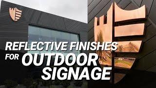 Stunning Reflective Finishes for Outdoor Signage - Stand Out and Get Noticed with Spectra Chrome!