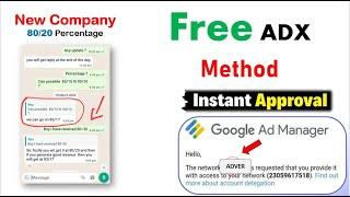 Free ADX Approval | How To Get Google Adx MA Approval Full Method Free 