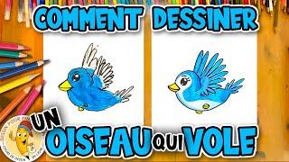 Comment Dessiner Un Oiseau Qui Vole Facilement