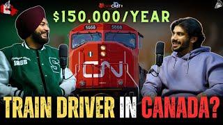 How To Become a Train Operator In Canada | International Students | PR, Income and Pension EP 23
