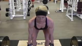 Hailey Delf Back Training 4/18/17