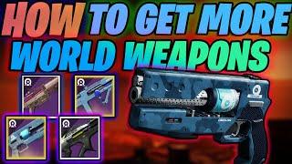 How To Farm World Drop Weapons Final Shape Editions | Destiny 2 World drop Weapons