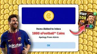 How To Get Free 1880 Coins & Free Messi In eFootball 2025 Mobile