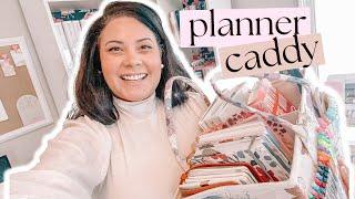 Organizing My Planner Caddy | Morning Basket | Erin Condren | Planner Supplies