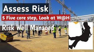 Work at Height Risk manage| 5 five step to risk manage|consider factor  for work @ height