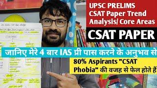 Trend analysis & CSAT Paper strategy for upsc Pre 2022 | UPSC Prelims CSAT Paper core area| IAS Csat