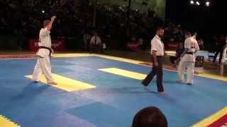 Spencer Bennett 100 (BKK Samuari) v Dawid Ozga 83 (BKK Crawley) Kyokushin Knockdown Karate