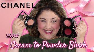 New! CHANEL Cream to Powder Blushes! Joues Contraste Intense!