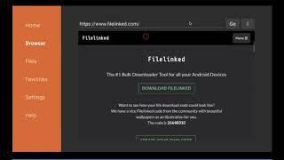 How to install Filelinked Using the Downloader app