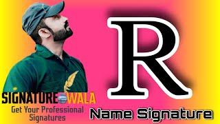 #29 Signature Style Of Name R Rashmi !! Stylish Signature Name R !!Signature Expert !!Signature Wala