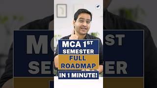 MCA 1st Semester Roadmap! MCA Tips, Subjects, Syllabus! #shorts #MCA #MCAsubjects #viral