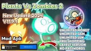 Plants vs Zombies 2 Mod Apk 11.9.1 Unlimited Money & Sun Unlocked All TERBARU 2024