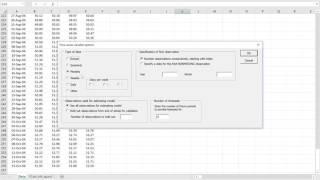 Moving Average Method in Statpro for Excel 2010/2016/64 bit