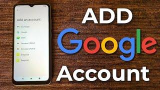 How to Add a Google Account on Android 13 - How to add another Google Account