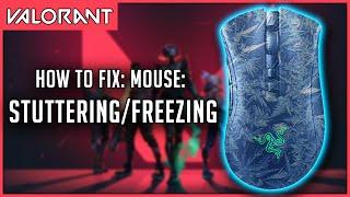 Mouse Freezing/Stuttering on Valorant FIX!