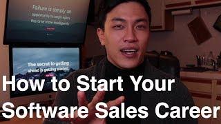 How Can you Get Started With Your Software Sales Career?