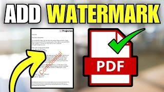 How To Add Watermark to PDF Document