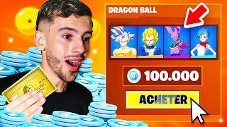 MON PETIT FRÈRE ACHÈTE TOUT LES SKINS DRAGON BALL AVEC MA CARTE BANCAIRE ! (je pleure)