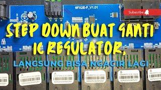 Ganti IC Regulator HTB 6 SC dengan StepDown Fixed 5 Volt 2 Ampere