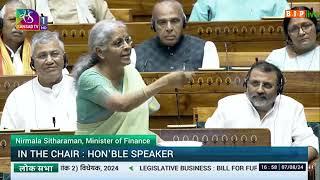 Smt. Nirmala Sitharaman's reply on the Finance (No.2) Bill, 2024