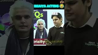 Prashant Bhaiya Acting As A Student  || Aarambhian Hub || #nexttoppers #class10