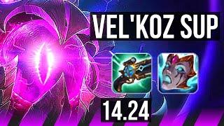 VEL'KOZ & Ashe vs PYKE & Corki (SUP) | KR Master | 14.24