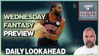 Wednesday NBA Fantasy Basketball Preview