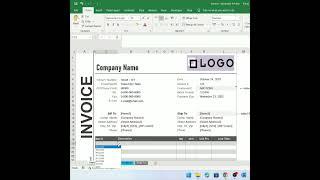 Advanced invoice template. Designed for microsoft excel and google sheets.