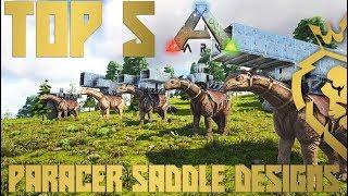 Top 5 Paracer Platform Saddle Designs | Easy To Build | ARK: Survival Evolved