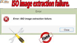 [Fix] Error: ISO image extraction failure. ISO Image Extraction Failure(Rufus)