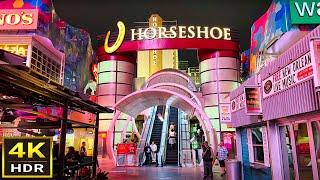 [4K HDR] Horseshoe Las Vegas Walking Tour - January 2024