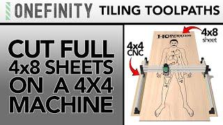 EP. 30 Onefinity CNC - Tiling a Life Sized Operation Cornhole Board