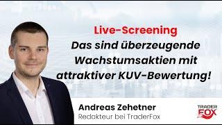 Live-Screening: Das sind überzeugende Wachstumsaktien mit attraktiver KUV-Bewertung!