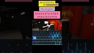 Mockingbird (Easy Roblox Piano Tuto)