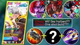 YIN VS PRO BALMOND AND CHOU IN SIDELANE | YIN SEA HALBERD BUILD IS OP IN SIDELANE | MOBILE LEGENDS