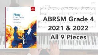 ABRSM Grade 4 Piano (2021 & 2022): All 9 Pieces