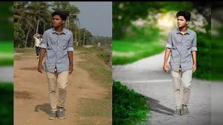 adobe photoshop 7.0 Tutorial | how to change background | Editing Guruji